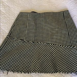 Black and White Zara Skirt